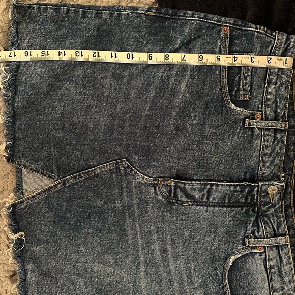 Old Navy Denim Button Fly Mini Skirt - Picture 3 of 6